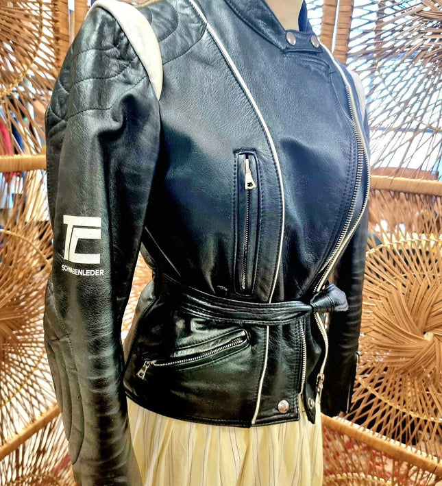 Vintage Schwabenleder Leather Biker Jacket - Yatva