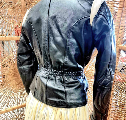 Vintage Schwabenleder Leather Biker Jacket - Yatva