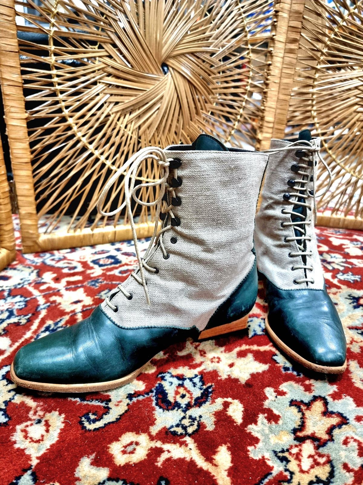 Vintage Siidtiroler Schube Ankle Boots
