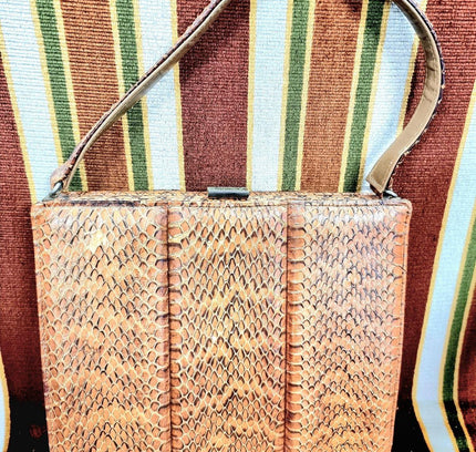 Vintage Snakeskin Verweegen Koa bag - Yatva
