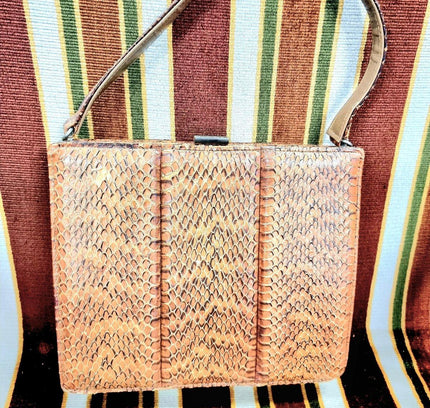 Vintage Snakeskin Verweegen Koa bag - Yatva