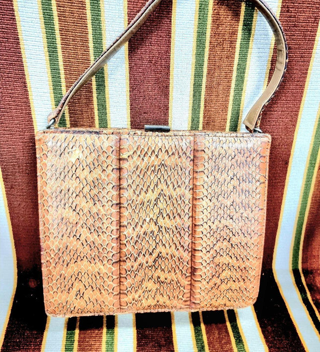 Vintage Snakeskin Verweegen Koa bag - Yatva