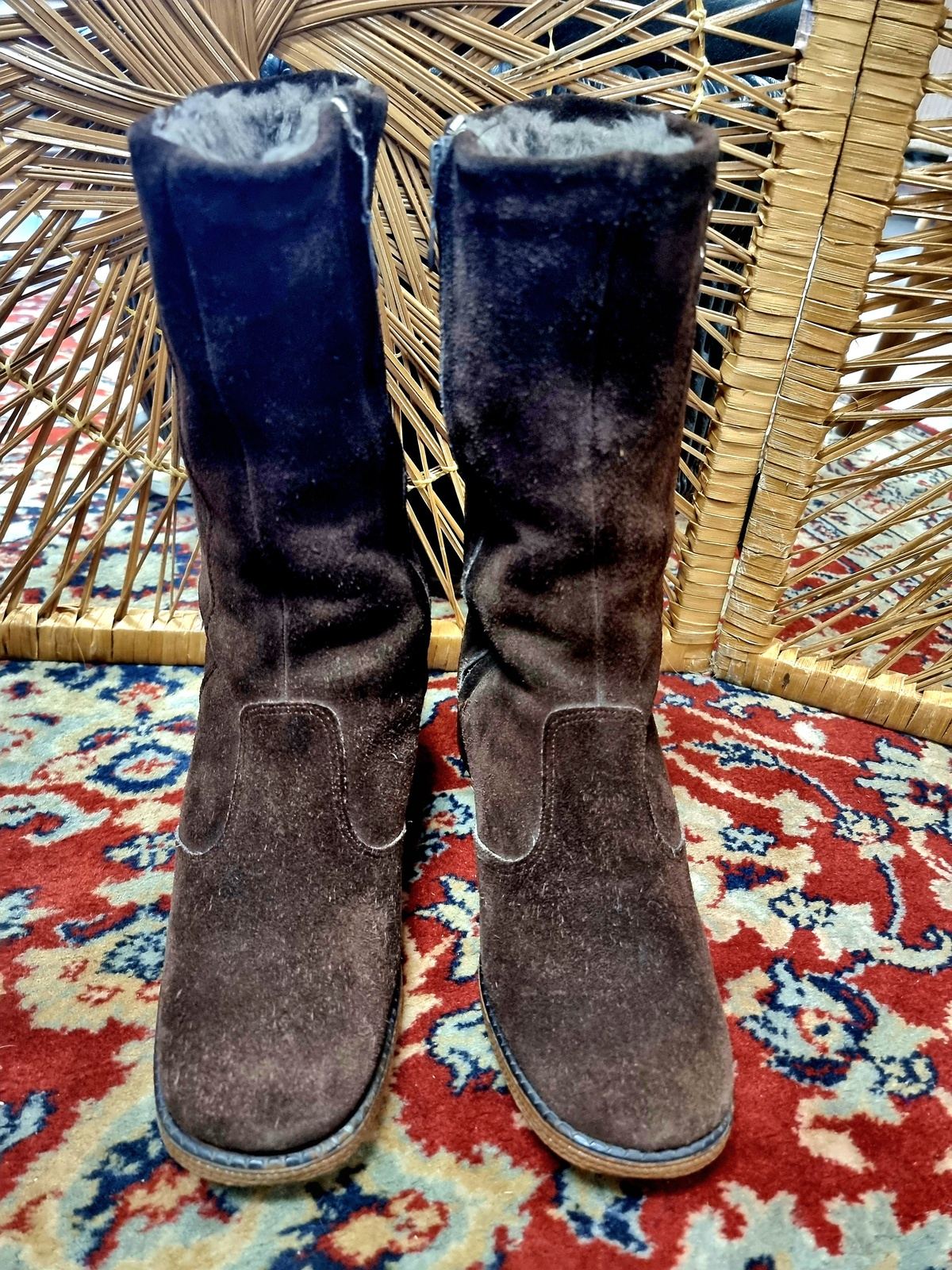 Vintage Suede Boots
