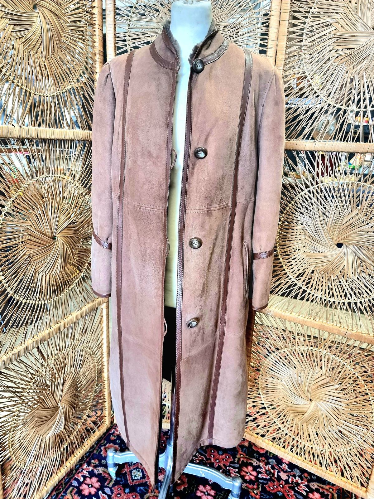 Vintage Suede Winter coat
