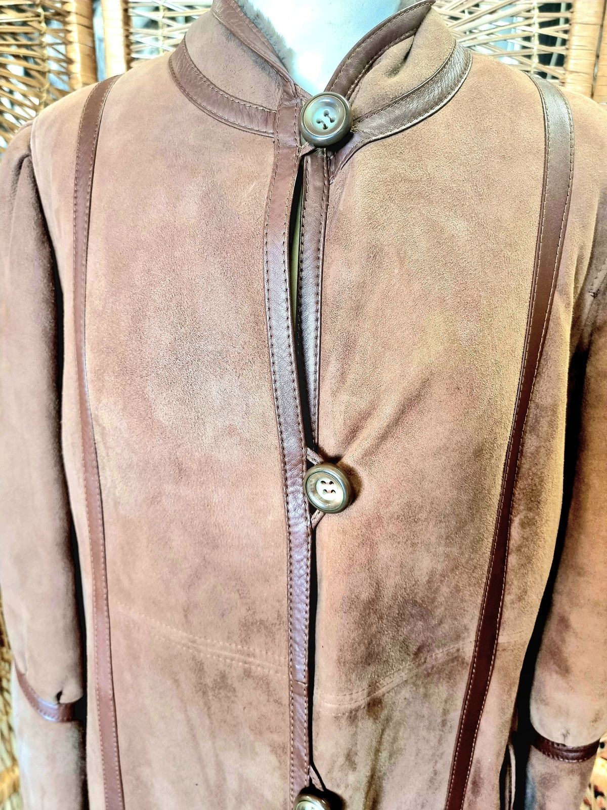 Vintage Suede Winter coat