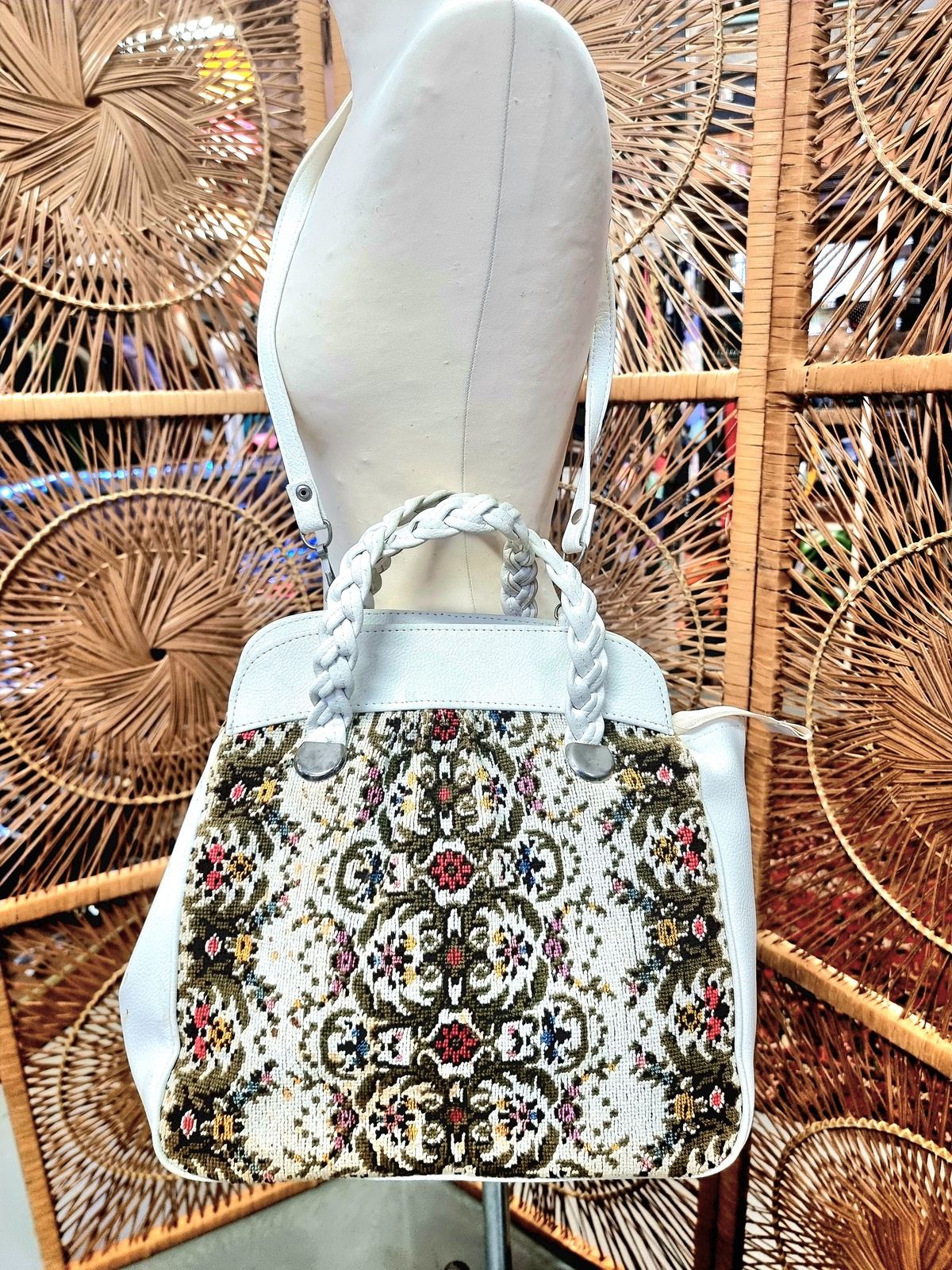 Vintage Tapestry Needlework Shoulder/ Hand Bag