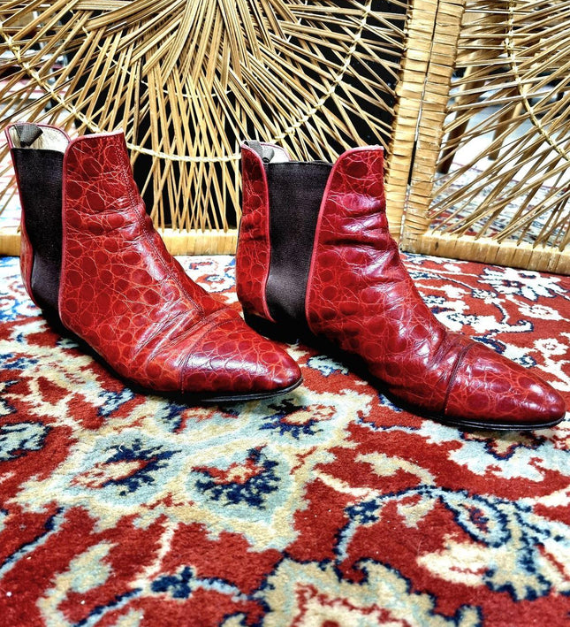 Vintage Ugorossetti Ankle Boots - Yatva